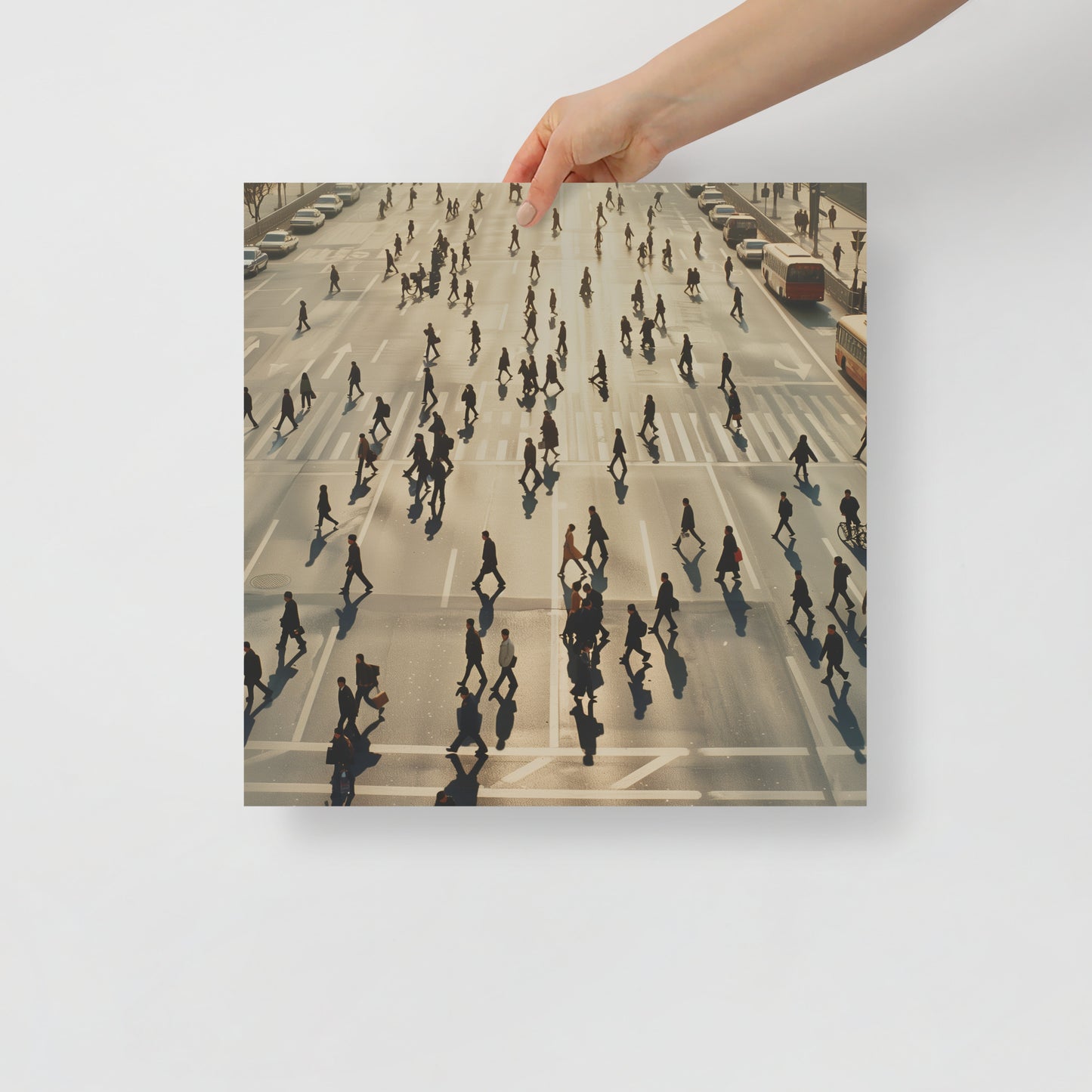 Affiche Route livrée aux piétons